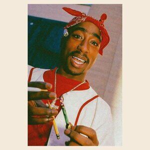Tupac Red Hood Poster_ 166